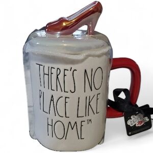 Rae Dunn Wizard of Oz Mug Red Black Design Large Capacity New